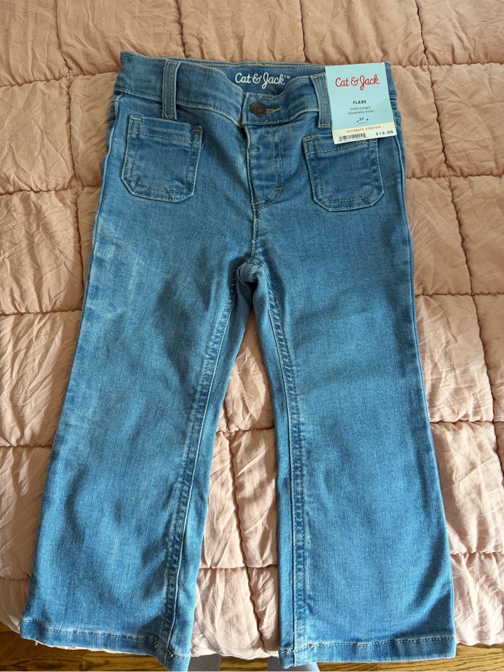 Cat & Jack Medium Blue Girls' Flare Jeans